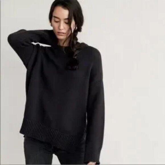 Jenni Kayne Olive Green heavy cotton sweater - Picture 8 of 9